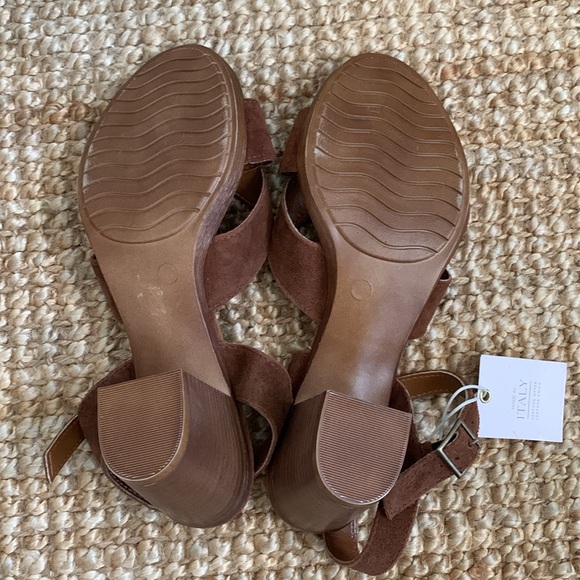 NWT - Mariella Leather (Suede) Block Heel Sandals - Picture 8 of 14